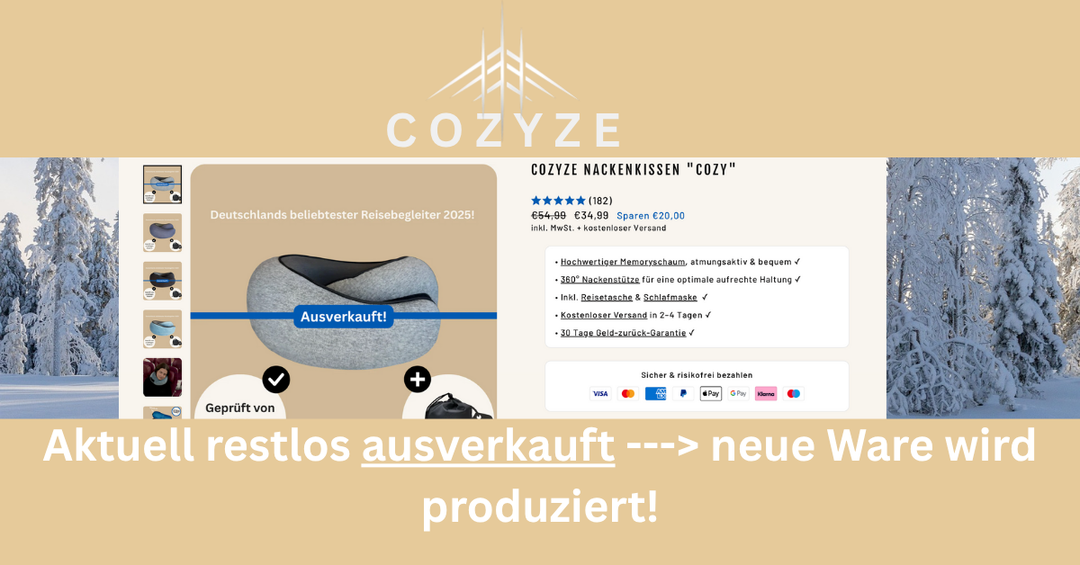 Aktuell restlos ausverkauft --->  neue Ware wird produziert!